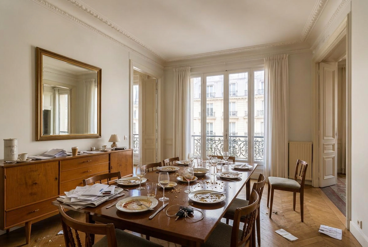 Avant - Salle à manger — ménage complet